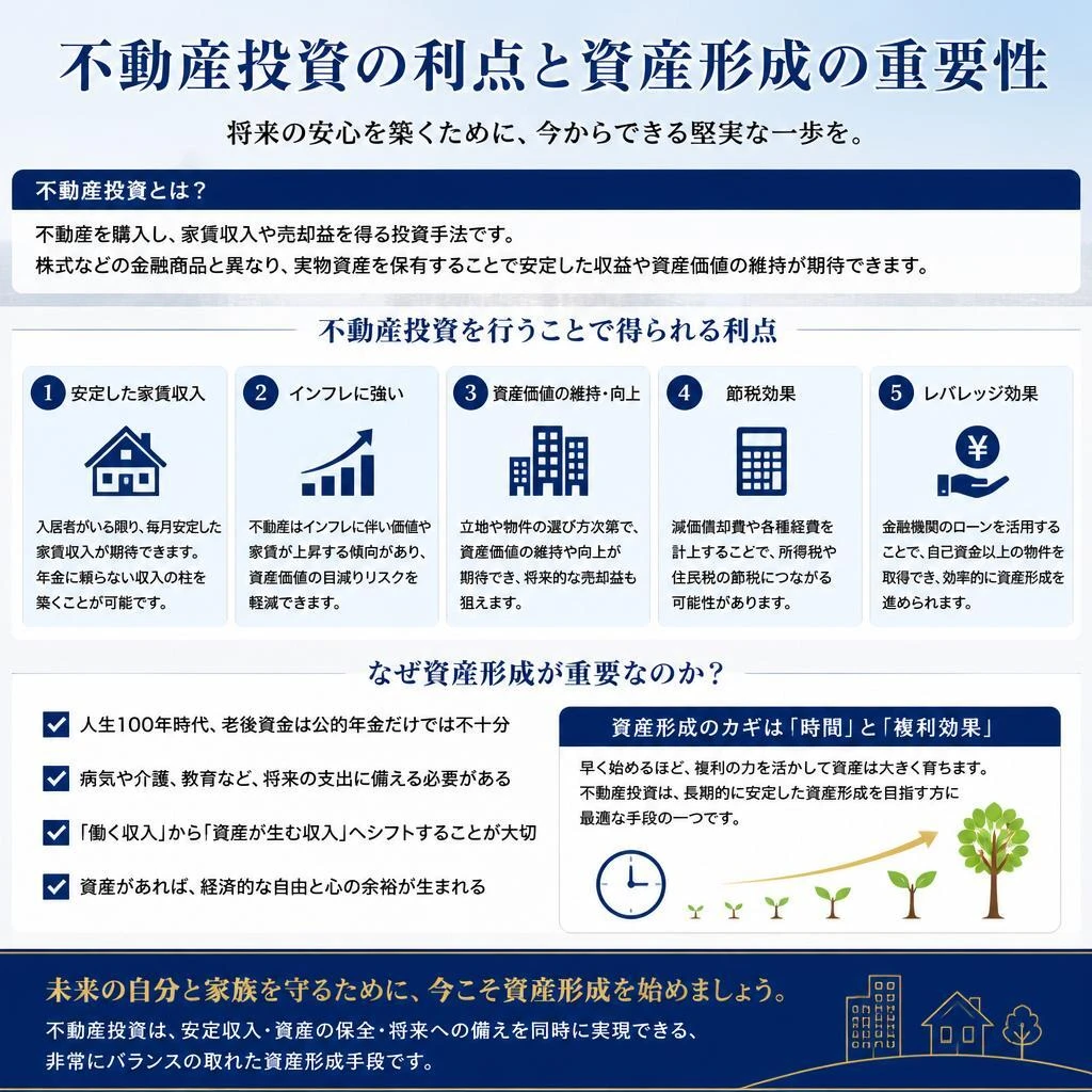 2. 不動産投資のメリットとは？