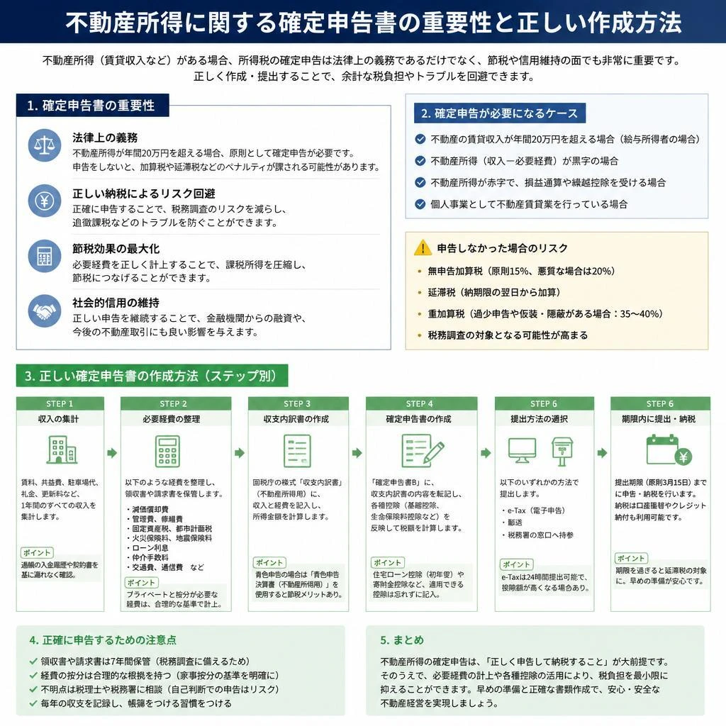 4. 確定申告書の重要性と作成方法