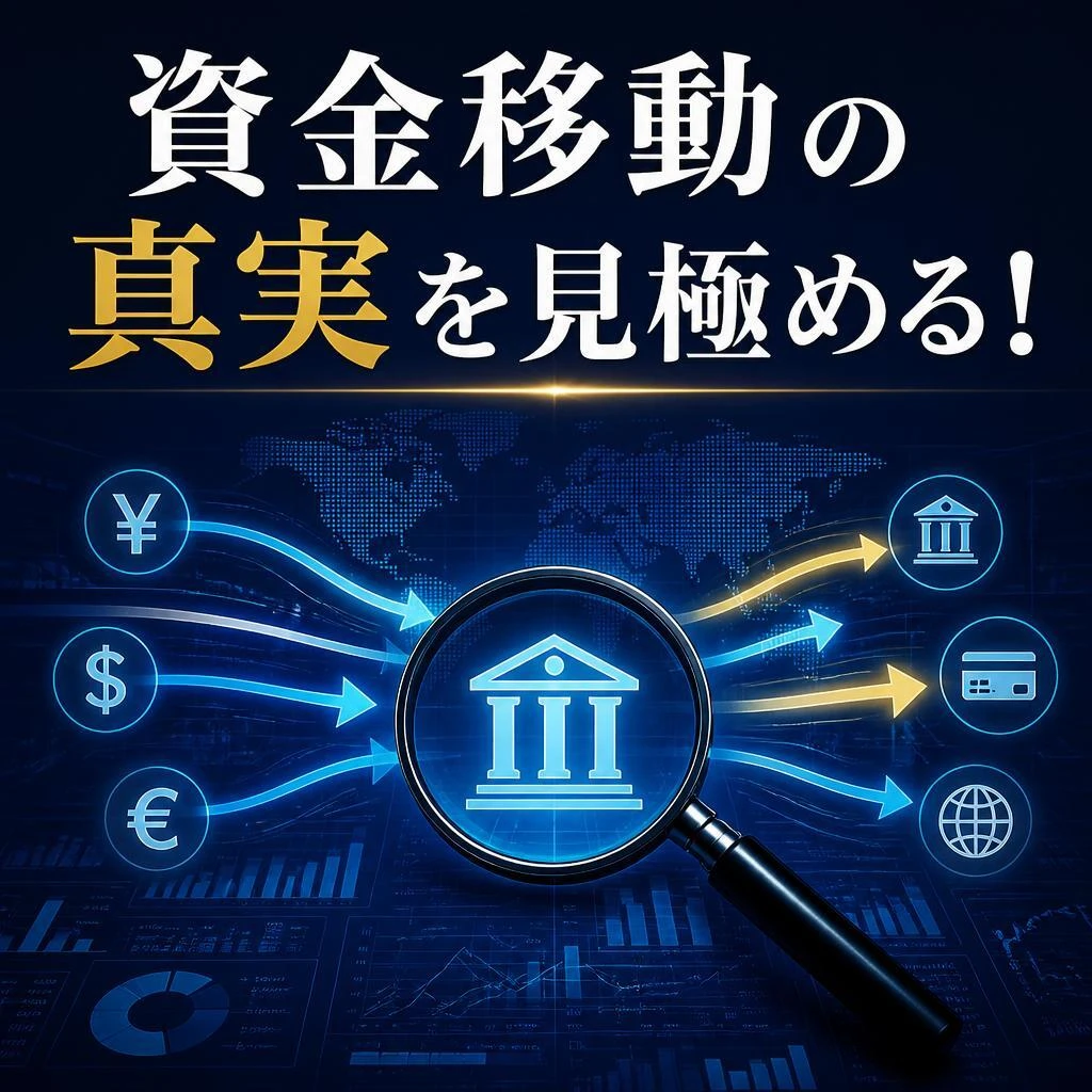 資金移動の真実を見極める！